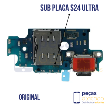SB-0278 SUB PLACA DE CARGA SAMSUNG S24 ULTRA (SM-S928) ORIGINAL NACIONAL