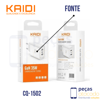 FONTE KAIDI 2 TIPO C 35W (CQ-1502)