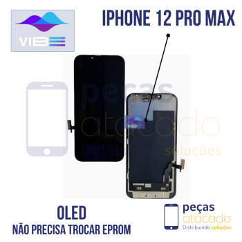 S-0218 FRONTAL IPHONE 12 PRO MAX SOFT VIBE OLED (NAO PRECISA TROCAR EPROM)