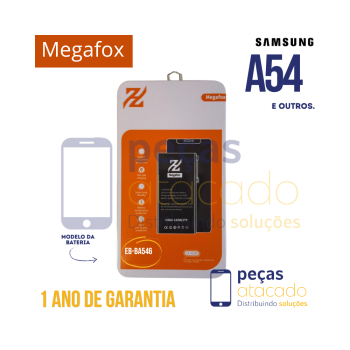 BA-0480 BATERIA MEGAFOX SAMSUNG A54 5G (SM-A546) A34 5G (SM-A346) (EB-BA546ABY) | A25 | A35 (1 ANO DE GARANTIA)