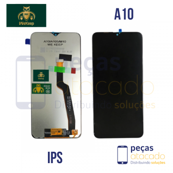 S-0087 FRONTAL SAMSUNG A10 (SM-A105) SEM ARO PRETO WE KEEP IPS