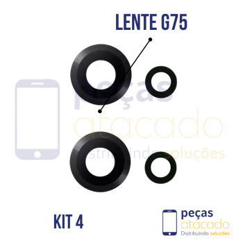 L-0167 LENTE MOTOROLA MOTO G75 KIT 4