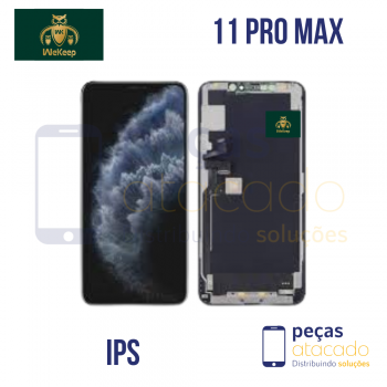 S-0709 FRONTAL IPHONE 11 PRO MAX (A2161) PRETO INCELL WE KEEP IPS