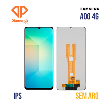FRONTAL SAMSUNG A06 4G (SM-A065) SEM ARO DIAMONDS IPS