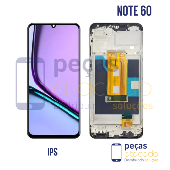 S-0112 FRONTAL REALME C61 | C63 | NOTE 60 COM ARO PRETO ORIGINAL CHINA