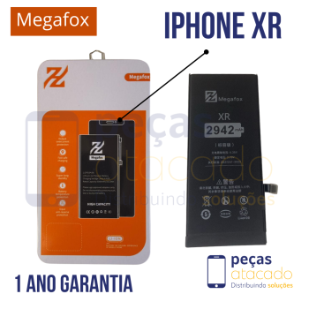 BA-0107 BATERIA MEGAFOX IPHONE XR (1 ANO DE GARANTIA)