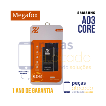 BA-0109 BATERIA MEGAFOX SAMSUNG A03 CORE (A032) (SLC-50) (1 ANO DE GARANTIA)