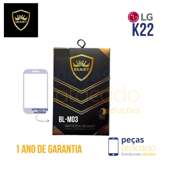BA-0506 BATERIA SKAIKY LG K22 (K200BMW) K22 PLUS (K200BAW) (BL-M03) (1 ANO DE GARANTIA)