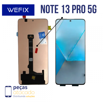 S-0383 FRONTAL XIAOMI NOTE 13 PRO 5G | POCO X6 (23122PCD1G) SEM ARO PRETO AMOLED WEFIX