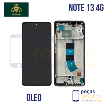 S-1189 FRONTAL XIAOMI NOTE 13  4G COM ARO PRETO WE KEEP OLED