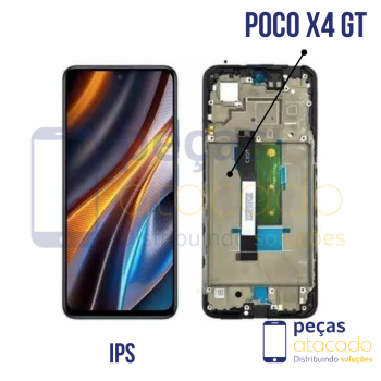 S-1160 FRONTAL XIAOMI POCO X4 GT COM ARO PRETO ORIGINAL CHINA