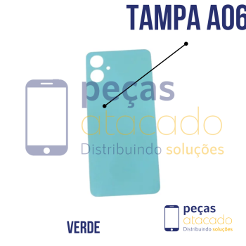 TAMPA TRASEIRA SAMSUNG A06 VERDE CLARO