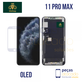 S-0750 FRONTAL IPHONE 11 PRO MAX (A2161) PRETO OLED WE KEEP