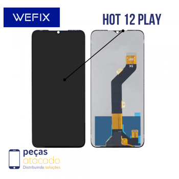 S-0922 FRONTAL INFINIX HOT 12 PLAY SEM ARO WEFIX LCD IPS
