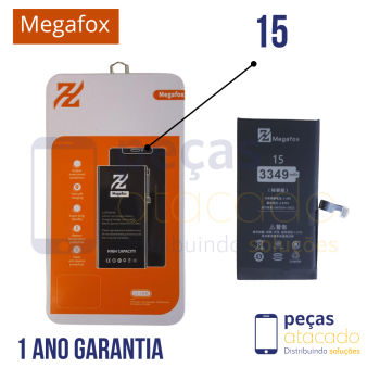BA-0702 BATERIA MEGAFOX IPHONE 15 (1 ANO DE GARANTIA)