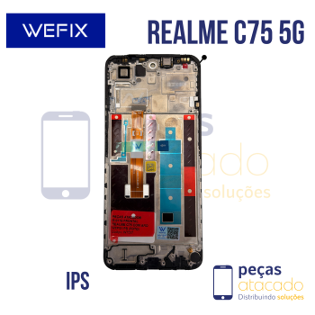 S-0178 FRONTAL REALME C75 5G (RMX3963) COM ARO WEFIX IPS