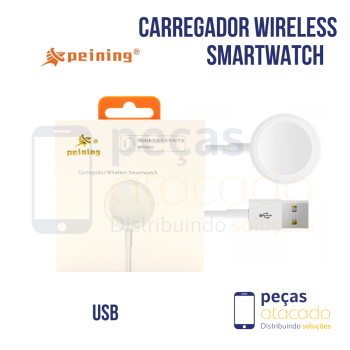 CARREGADOR WIRELESS SMARTWATCH PEINING ( WU-H552)