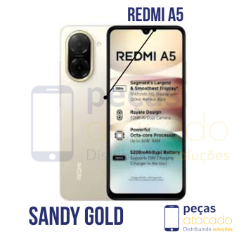 CELULAR XIAOMI REDMI A5 SANDY GOLD 4GB RAM 128GB ROM