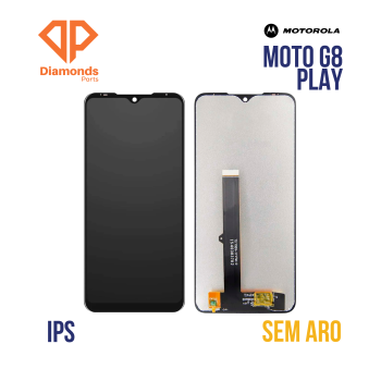 FRONTAL MOTOROLA MOTO G8 PLAY (XT2015) SEM ARO DIAMONDS IPS
