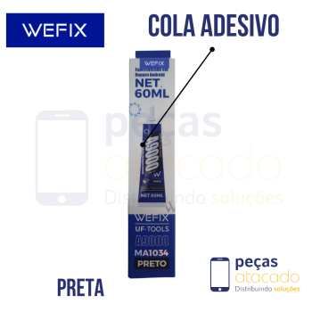 COLA ADESIVO 60ML T900S WEFIX PRETA (A9000)