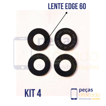 C-0086 LENTE DA CÂMERA MOTOROLA MOTO EDGE 60 (XT2203) KIT 4