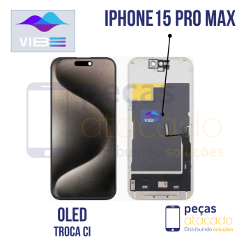 S-1297 FRONTAL IPHONE 15 PRO MAX (TROCA CI) VIBE OLED