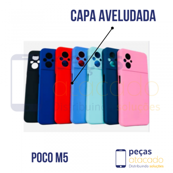 CAPA AVELUDADA XIAOMI POCO M5 4G