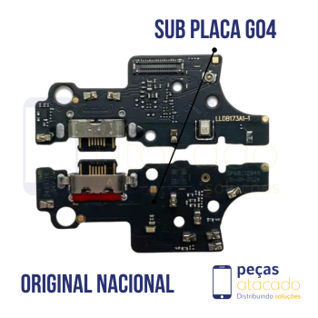 SB-0371 SUB PLACA DE CARGA MOTOROLA MOTO G04 (XT2421-1) | G04S (XT2421-6) | E14 (XT2421-12) ORIGINAL NACIONAL