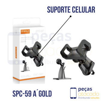 SUPORTE CELULAR SAIDA DE AR CARRO SPC-59 A'GOLD