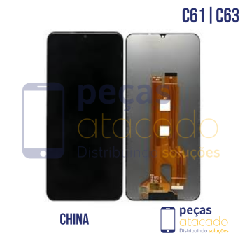 S-1246 FRONTAL REALME C61 | C63 | NOTE 60 SEM ARO PRETO ORIGINAL CHINA