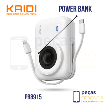 POWER BANK PORTÁTIL KAIDI 20000MAH 22.5W (PB-8915)
