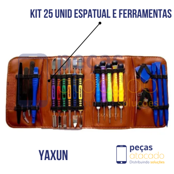 KIT 25 UNIDADES DE CHAVES E ESPATULAS YAXUN (YX6126)