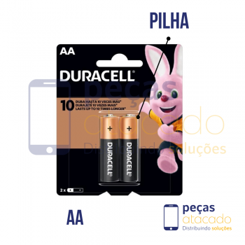 PILHA ALCALINA PEQUENA AA 2 UN - DURACELL