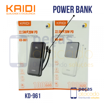 POWER BANK KAIDI 10.000 22.5W KD-961