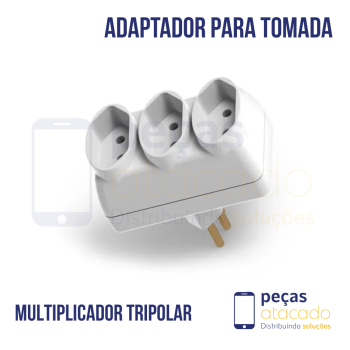 ADAPTADOR PARA TOMADA MULTIPLICADOR TRIPOLAR BR