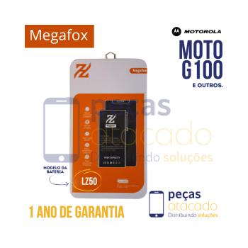 BA-0002 BATERIA MEGAFOX MOTOROLA MOTO G100 (XT2125) (LZ50) (1 ANO DE GARANTIA)