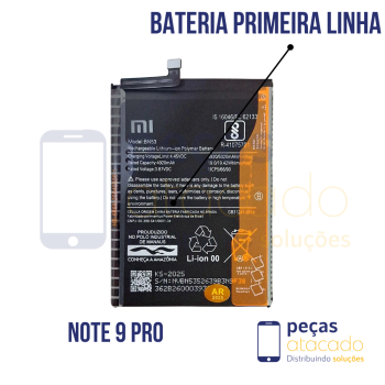 BA-0150 BATERIA 1 LINHA XIAOMI NOTE 9 PRO | REDMI NOTE 10 PRO (BN53)