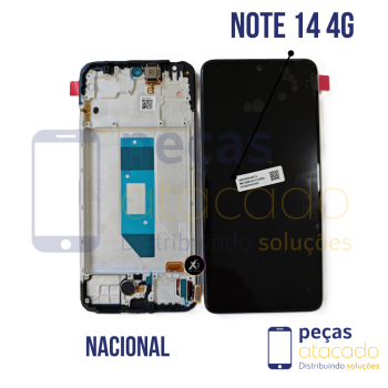 S-1006 - FRONTAL XIAOMI NOTE 14 4G COM ARO NACIONAL OLED