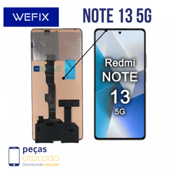 S-0737 FRONTAL XIAOMI REDMI NOTE 13 5G | NOTE 13 PRO SEM ARO PRETO AMOLED WEFIX