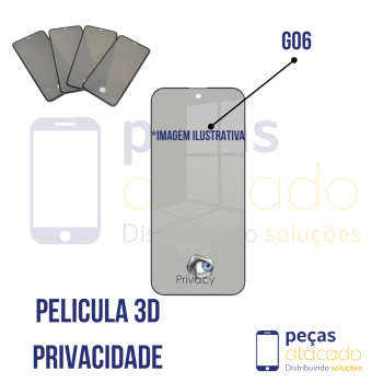 P-0772 PELICULA MOTOROLA MOTO G06 3D PRIVACIDADE