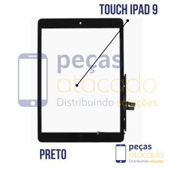 S-1146 TOUCH IPAD 9 9TH (A2602 A2603 A2604 A2605) PRETO