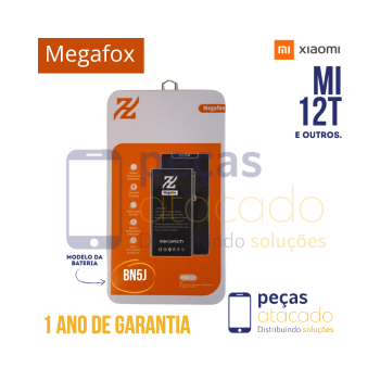 BA-0042 BATERIA MEGAFOX XIAOMI MI 12T | 12T PRO | POCO X5 (BN5J) (1 ANO DE GARANTIA)