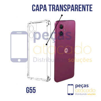 CAPA TRANSPARENTE MOTOROLA MOTO G55