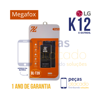 BA-0062 BATERIA MEGAFOX LG K12 | K12 PLUS | G710 Q610 (BL-T39) (1 ANO DE GARANTIA)
