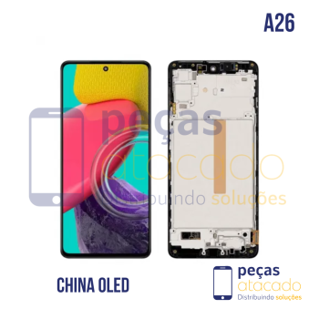 S-1168 FRONTAL SAMSUNG A26 (SM-A266) COM ARO ORIGINAL CHINA OLED