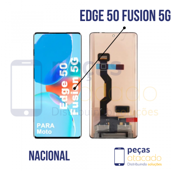 S-0850 FRONTAL MOTOROLA MOTO EDGE 50 FUSION 5G PRETO SEM ARO AMOLED NACIONAL