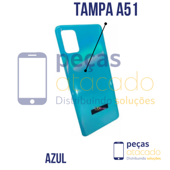 N-0127 TAMPA TRASEIRA SAMSUNG A51 (SM-A515F) AZUL