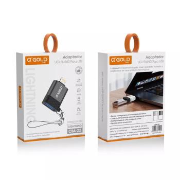 ADAPTADOR OTG O'GOLD TIPO C PARA USB (CBA-23)