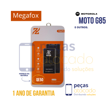 BATERIA MEGAFOX MOTOROLA MOTO G85 (XT2427) (QE50) (1 ANO DE GARANTIA)