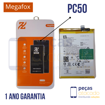 BA-0290 BATERIA MEGAFOX MOTOROLA MOTO G54 XT2343 G14 XT2341 (PC50) (1 ANO DE GARANTIA)